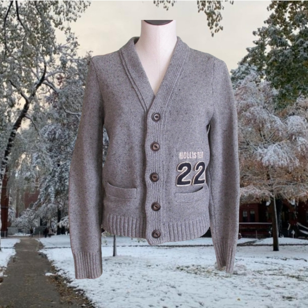 Retro 30s Style Letterman Sweater